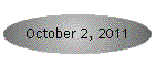 October 2, 2011