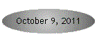 October 9, 2011