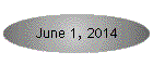 June 1, 2014
